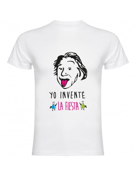 Camiseta Einstein inventó la fiesta