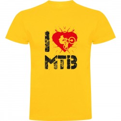Camiseta I love MTB - ciclista