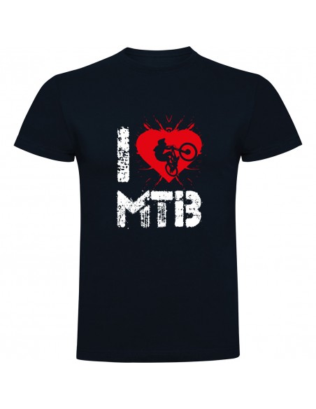 Camiseta I love MTB - ciclista
