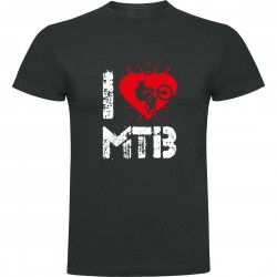 Camiseta I love MTB - ciclista 2
