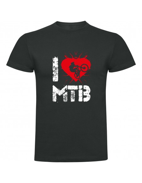 Camiseta I love MTB - ciclista