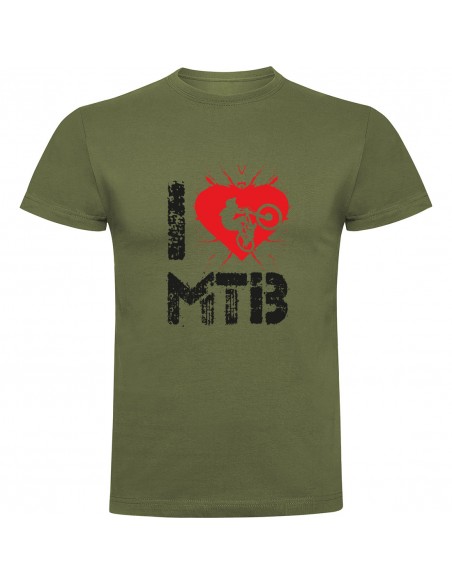 Camiseta I love MTB - ciclista