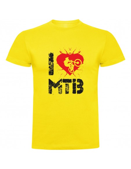 Camiseta I love MTB - ciclista