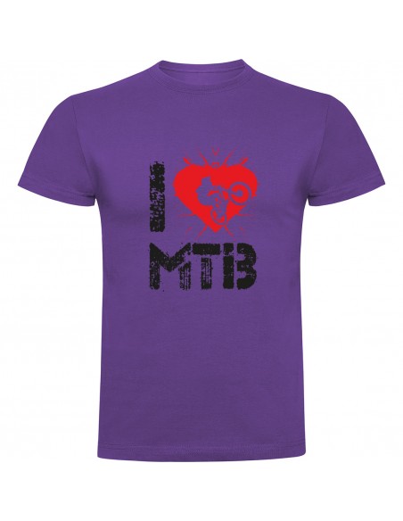 Camiseta I love MTB - ciclista
