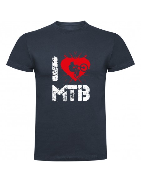 Camiseta I love MTB - ciclista