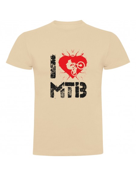 Camiseta I love MTB - ciclista