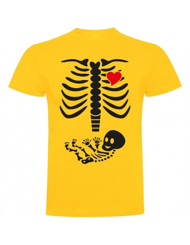 Camiseta esqueleto embarazada