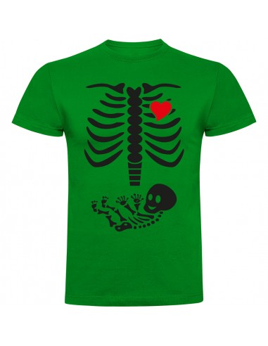 Camiseta esqueleto embarazada