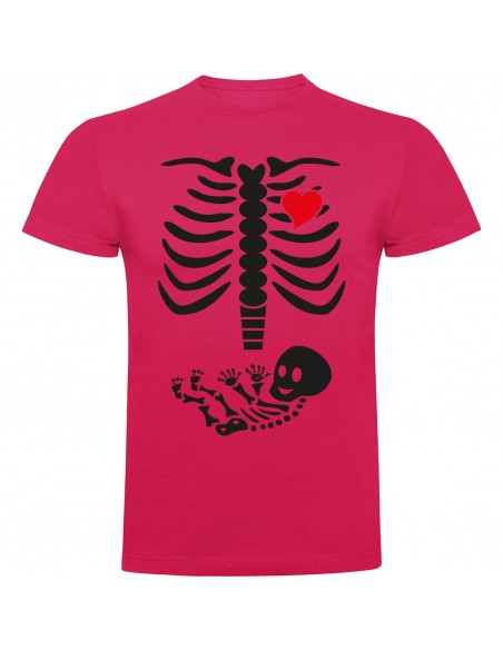 Camiseta esqueleto embarazada