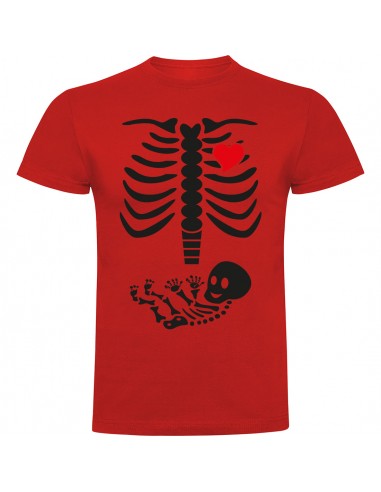 Camiseta esqueleto embarazada