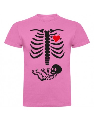 Camiseta esqueleto embarazada