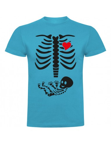 Camiseta esqueleto embarazada