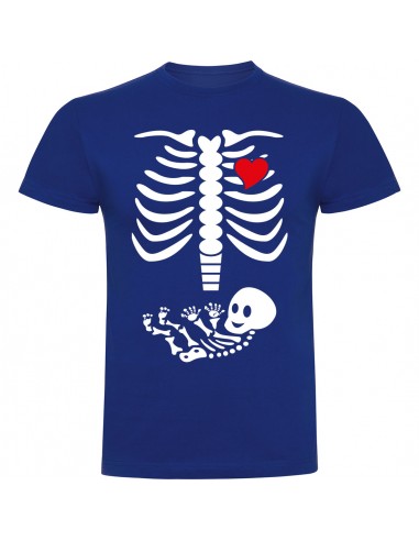 Camiseta esqueleto embarazada