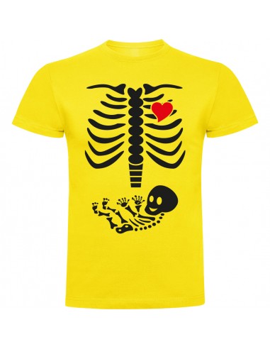Camiseta esqueleto embarazada