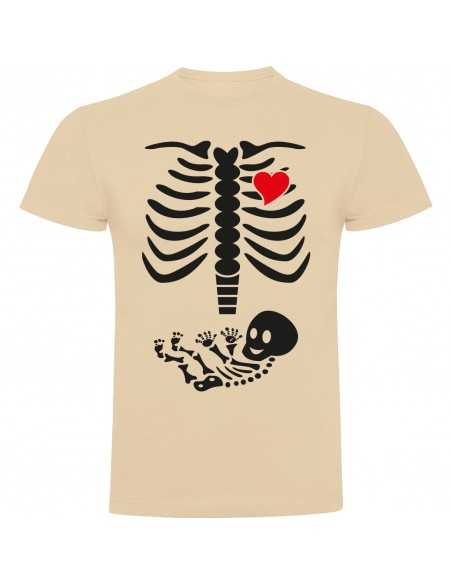 Camiseta esqueleto embarazada
