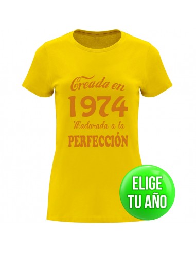 Camiseta creada en ----, madurada a la perfección