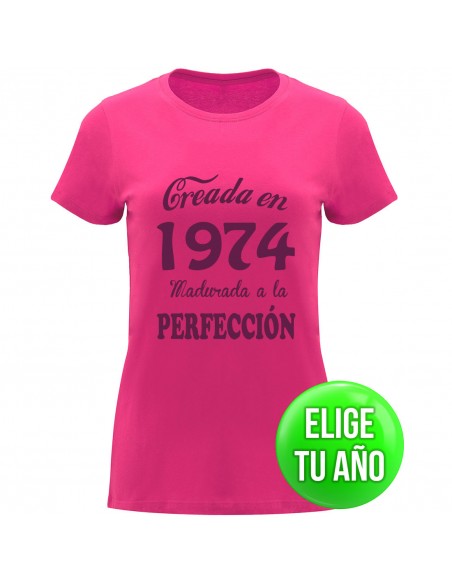 Camiseta creada en ----, madurada a la perfección
