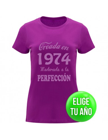 Camiseta creada en ----, madurada a la perfección