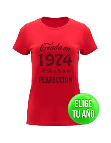 Camiseta creada en ----, madurada a la perfección