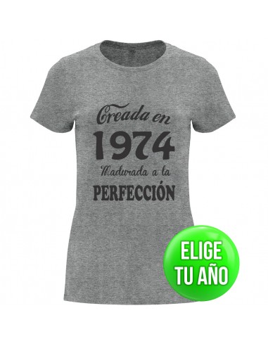 Camiseta creada en ----, madurada a la perfección