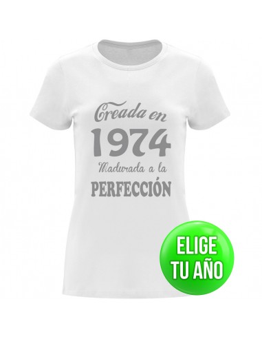Camiseta creada en ----, madurada a la perfección