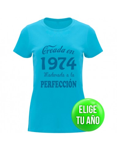 Camiseta creada en ----, madurada a la perfección