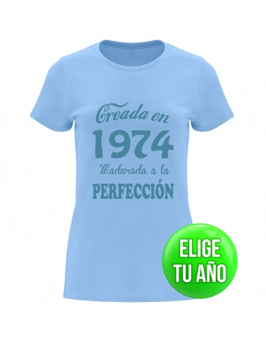 Camiseta creada en ----, madurada a la perfección