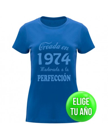 Camiseta creada en ----, madurada a la perfección