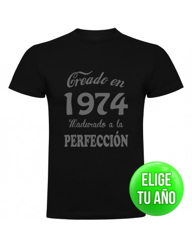 Camiseta creado en ____ madurado a la perfección