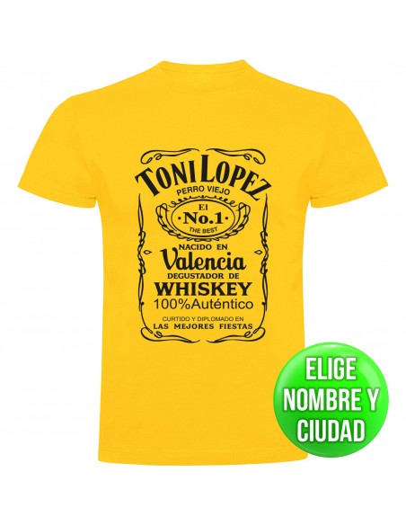 Camiseta Jack Daniels personalizada