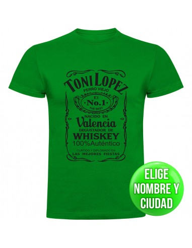 Camiseta Jack Daniels personalizada