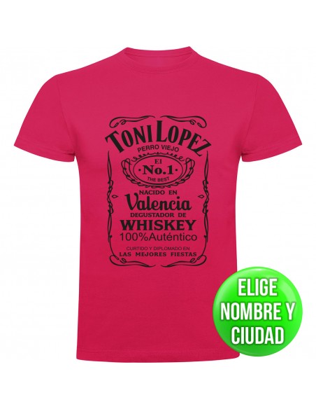 Camiseta Jack Daniels personalizada