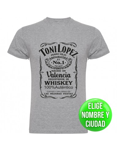 Camiseta Jack Daniels personalizada
