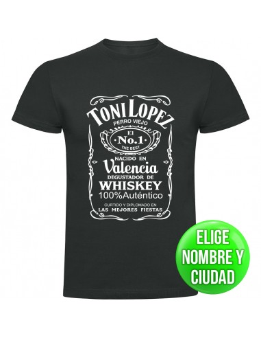 Camiseta Jack Daniels personalizada