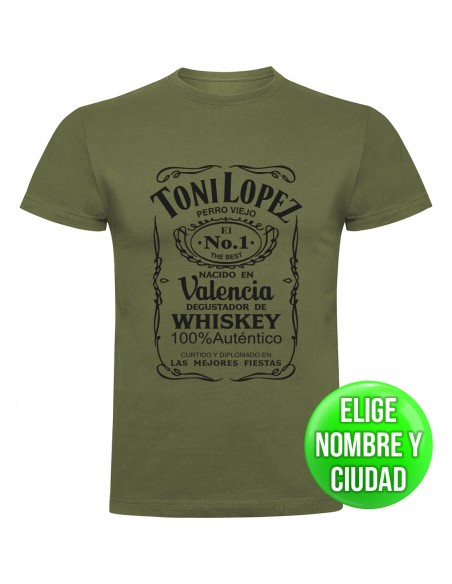Camiseta Jack Daniels personalizada