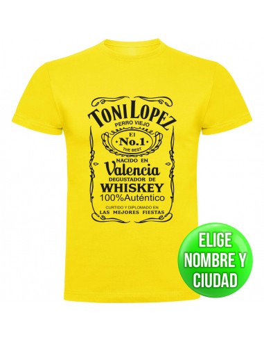 Camiseta Jack Daniels personalizada