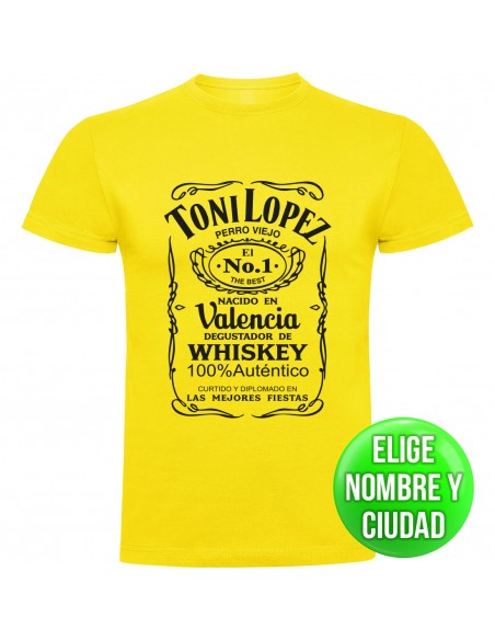Camiseta Jack Daniels personalizada