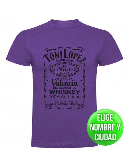 Camiseta Jack Daniels personalizada