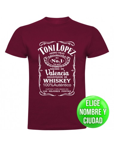 Camiseta Jack Daniels personalizada