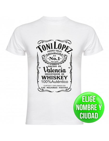Camiseta Jack Daniels personalizada