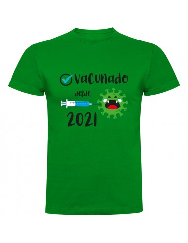 Camiseta vacunado Covid desde 2021