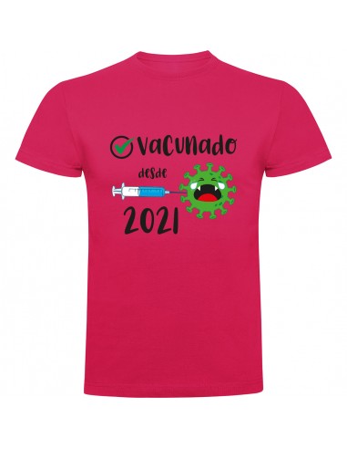 Camiseta vacunado Covid desde 2021