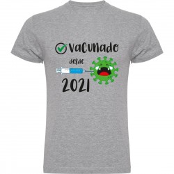 Camiseta vacunado Covid desde 2021