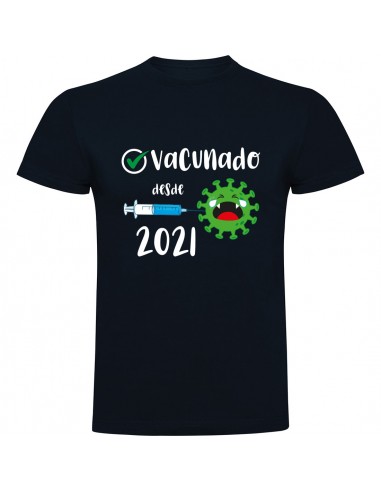 Camiseta vacunado Covid desde 2021