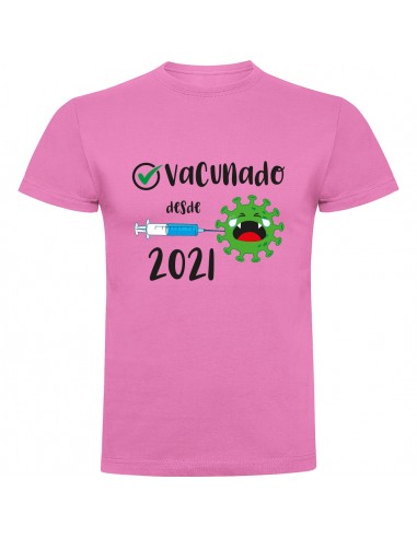 Camiseta vacunado Covid desde 2021