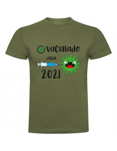 Camiseta vacunado Covid desde 2021
