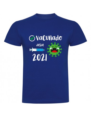 Camiseta vacunado Covid desde 2021
