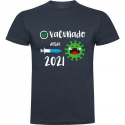 Camiseta vacunado Covid desde 2021 2