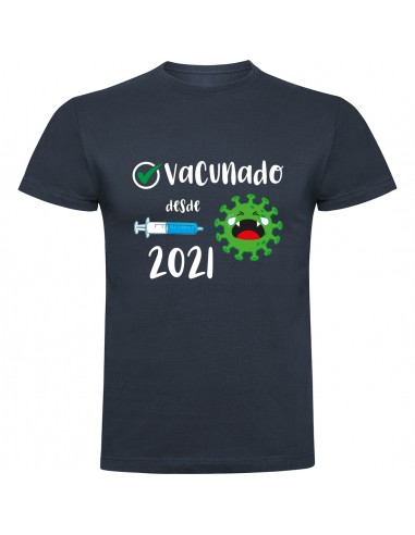 Camiseta vacunado Covid desde 2021