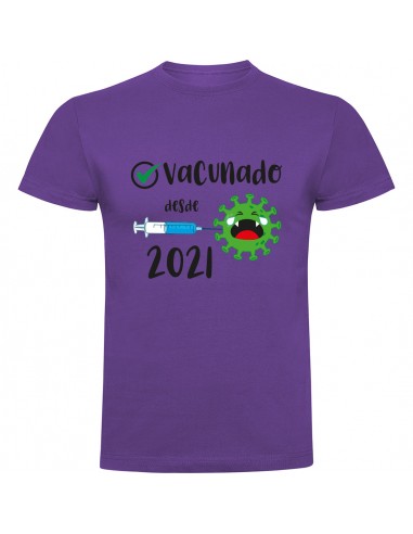 Camiseta vacunado Covid desde 2021